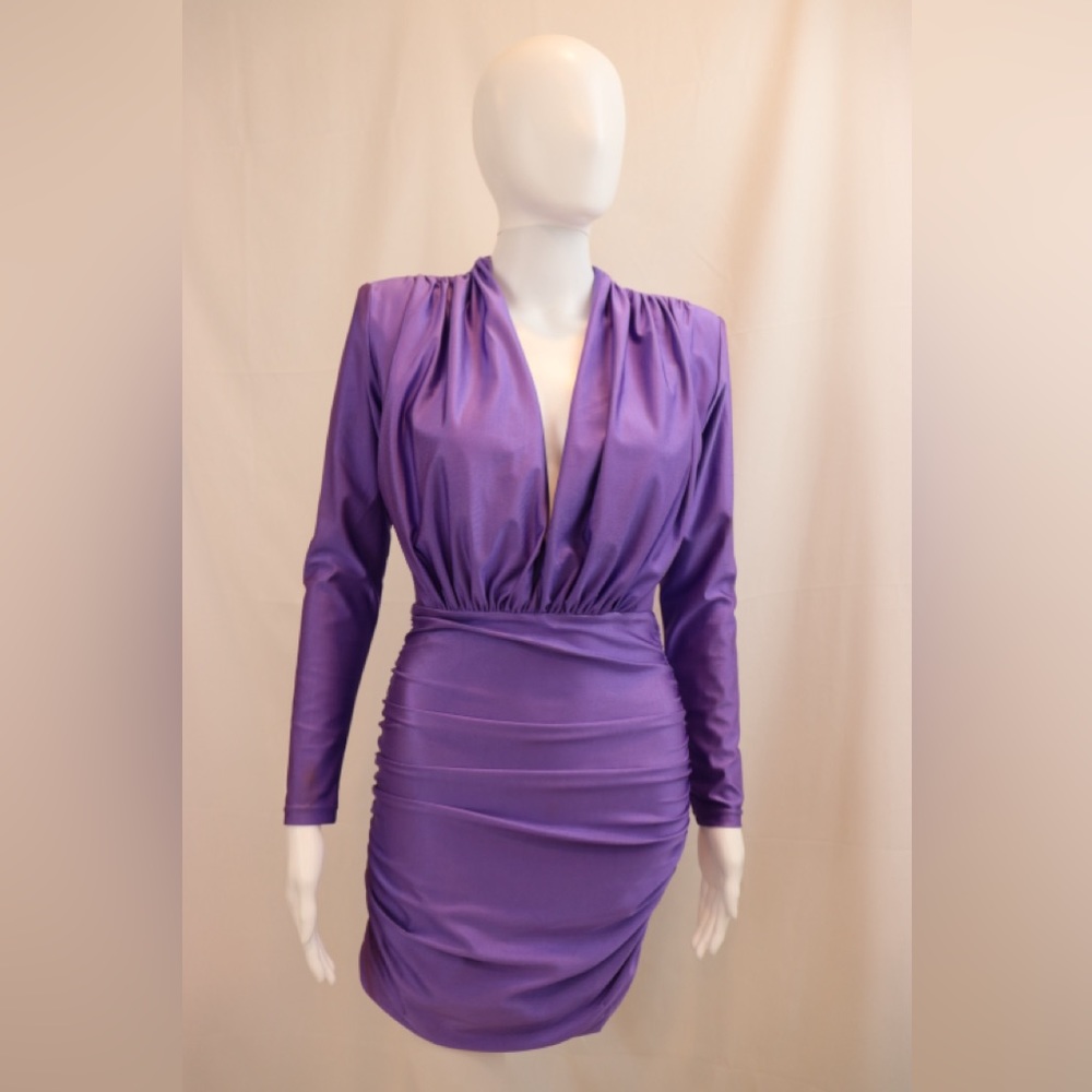 Ruched mini dress